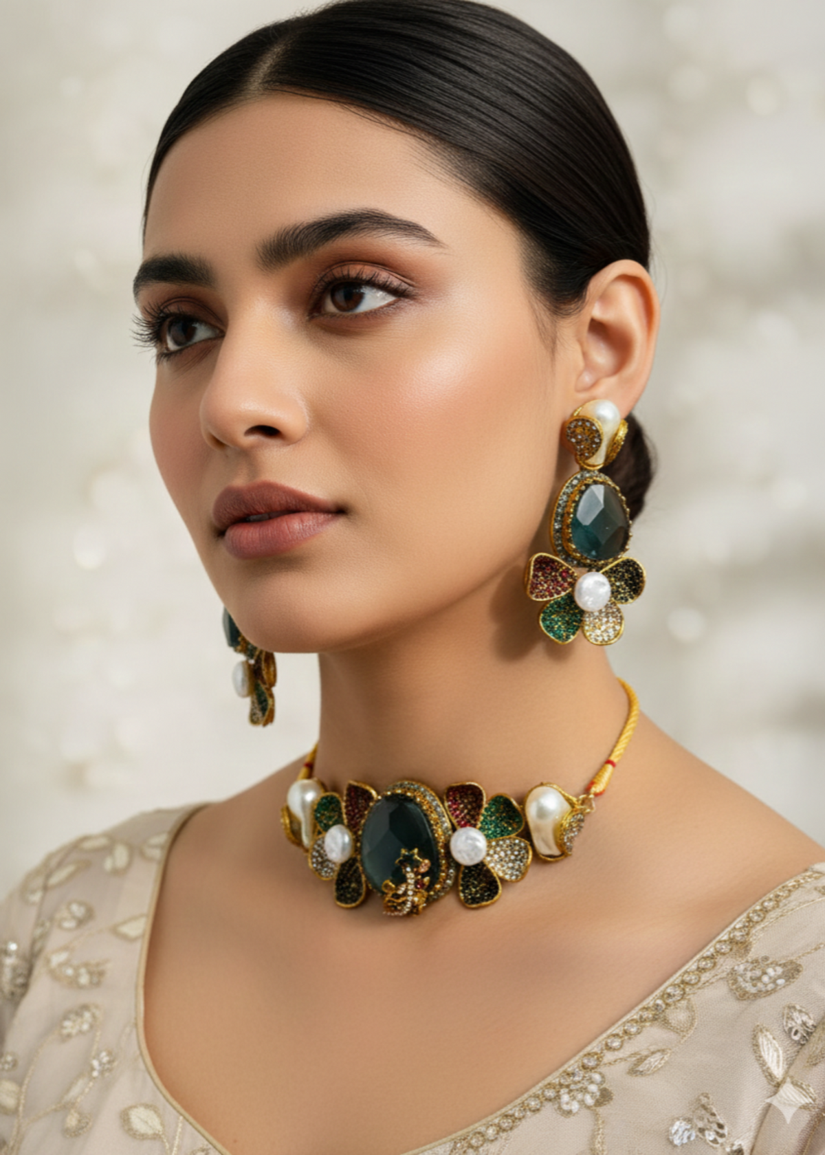 Shop the Shabana Choker Set from Zarosh Jewel
