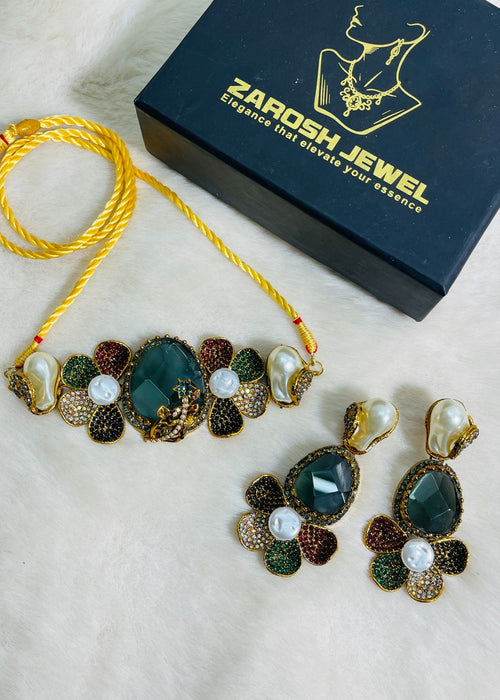 Shop the Shabana Choker Set from Zarosh Jewel