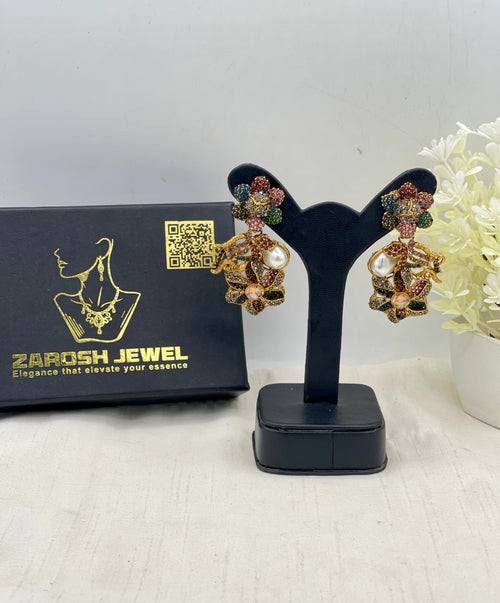 Shop the Shabnum Pearl Earrings from Zarosh Jewel