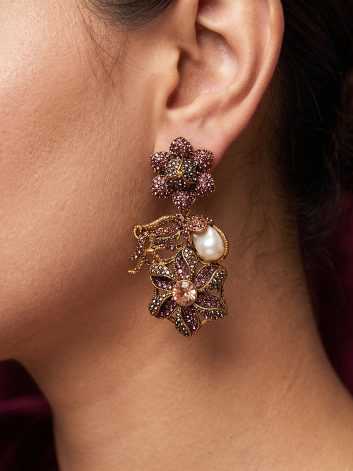 Shop the Shabnum Pearl Earrings from Zarosh Jewel