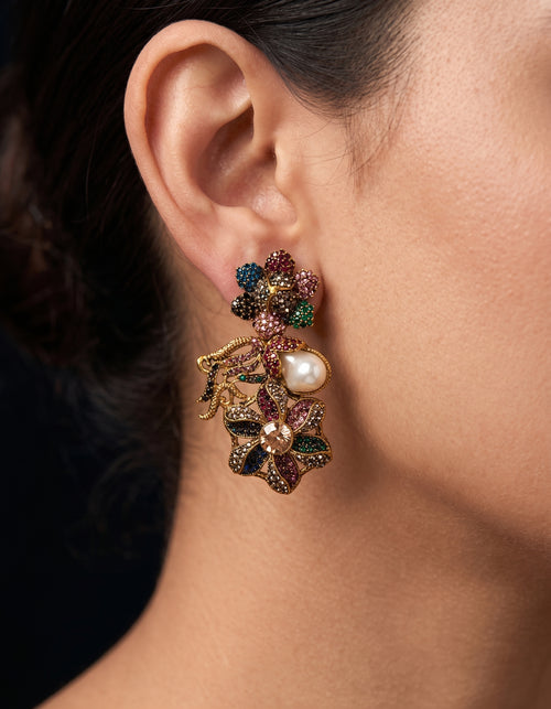Shop the Shabnum Pearl Earrings from Zarosh Jewel