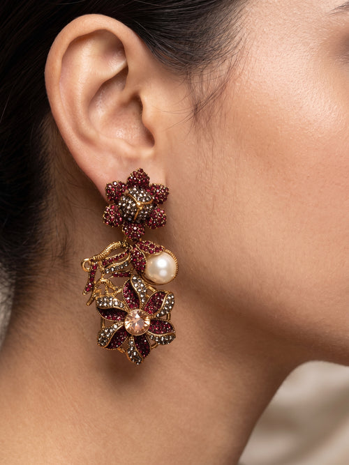 Shop the Shabnum Pearl Earrings from Zarosh Jewel