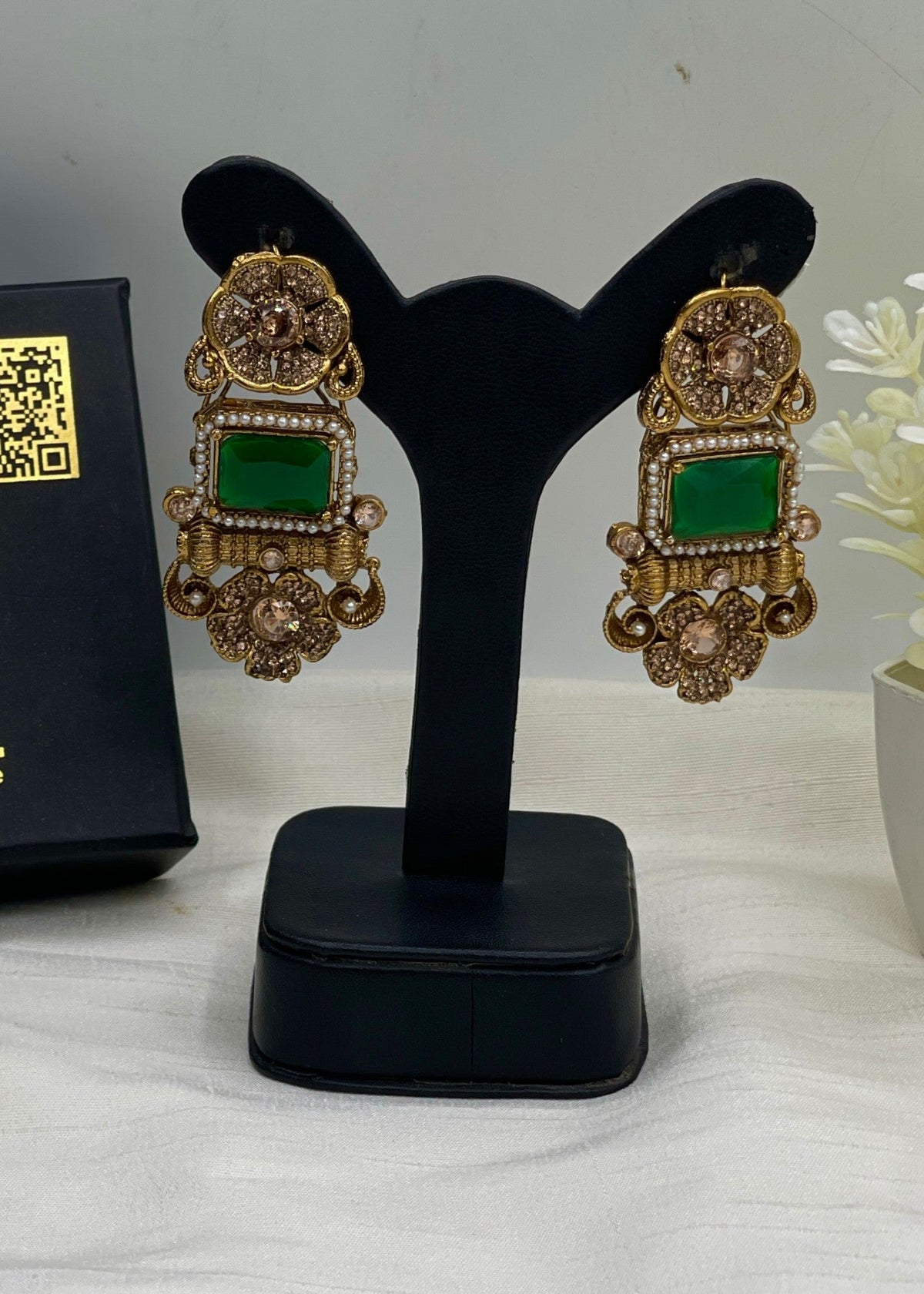 Shop the Shahi Gul Earrings from Zarosh Jewel