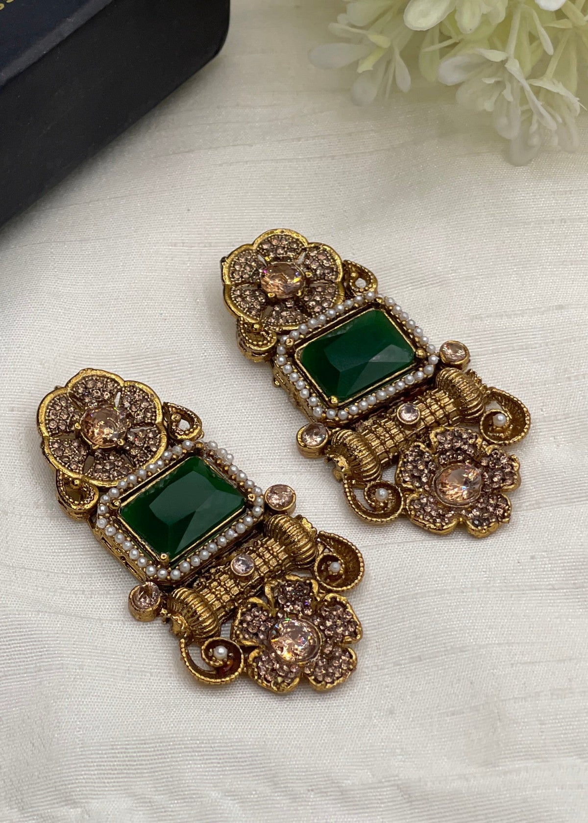Shop the Shahi Gul Earrings from Zarosh Jewel