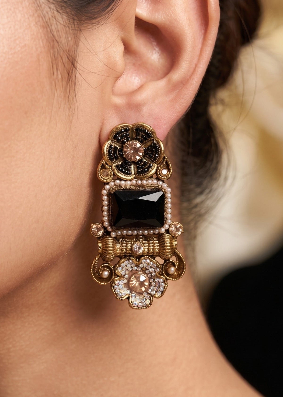 Shop the Shahi Gul Earrings from Zarosh Jewel