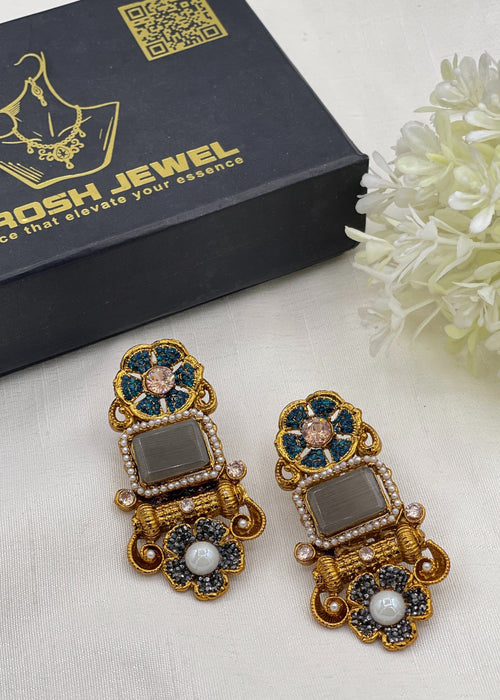 Shop the Shahi Gul Earrings from Zarosh Jewel