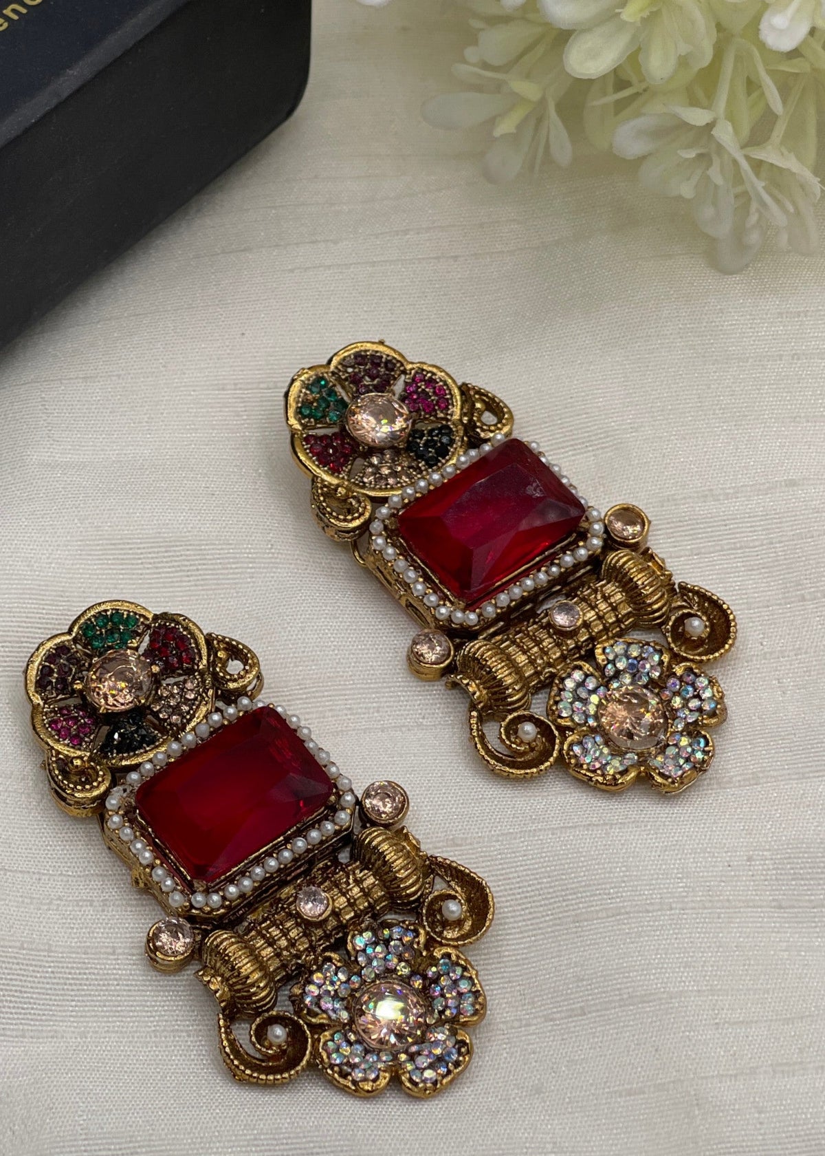 Shop the Shahi Gul Earrings from Zarosh Jewel