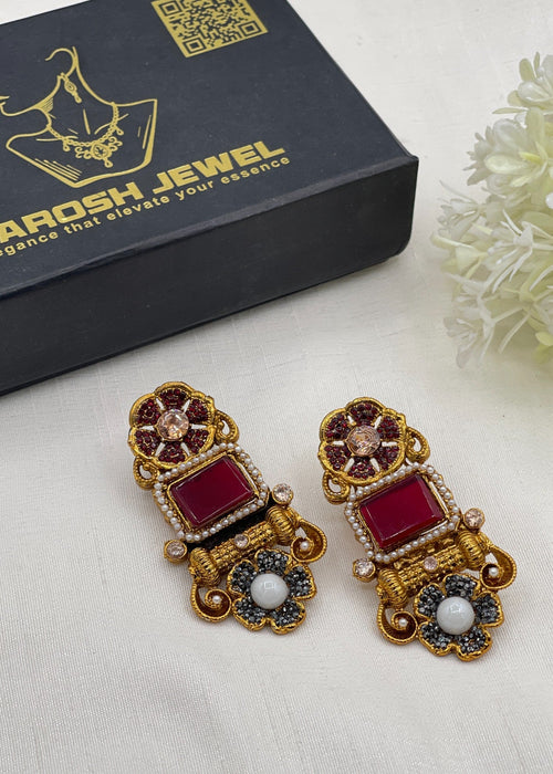 Shop the Shahi Gul Earrings from Zarosh Jewel