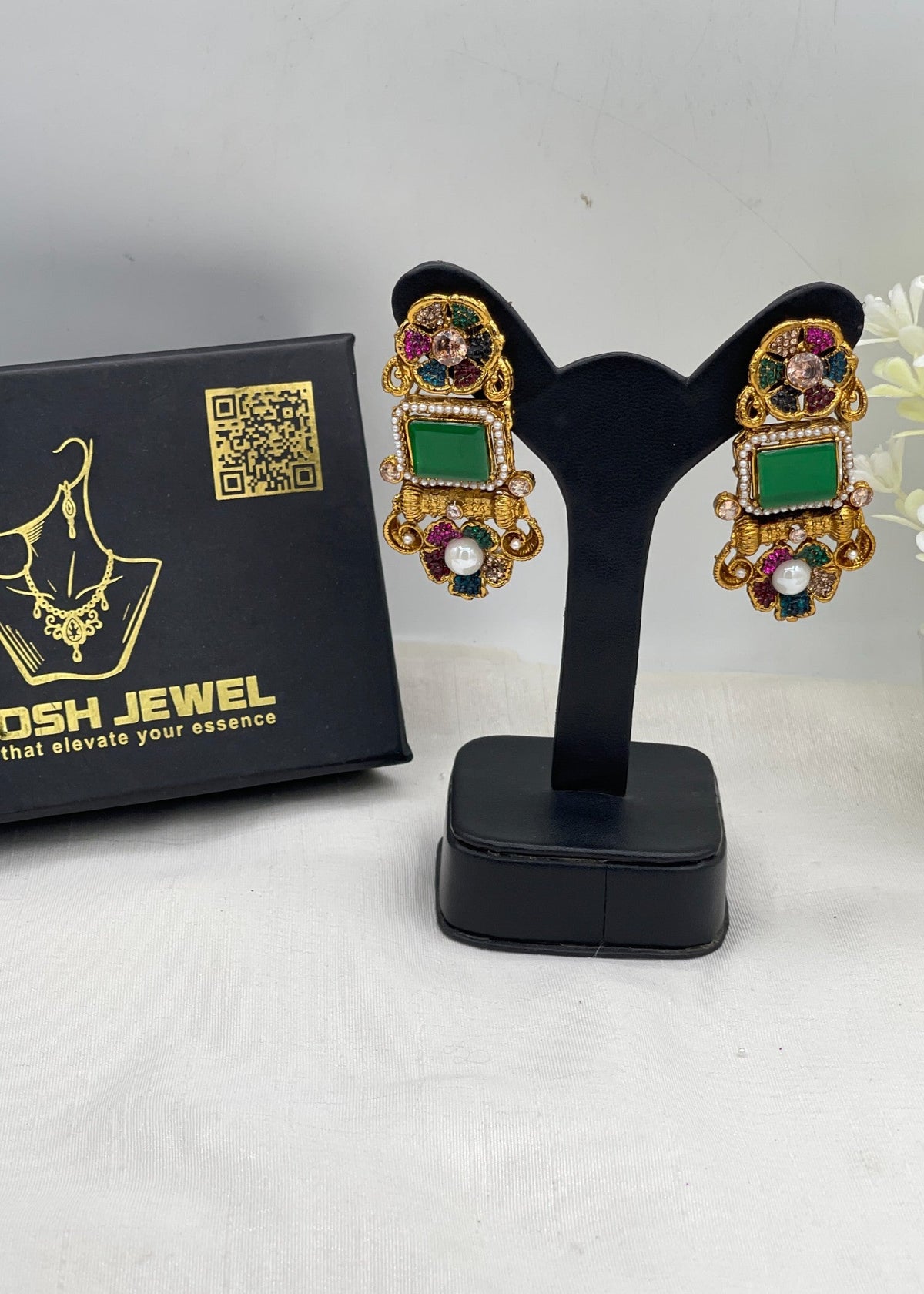 Shop the Shahi Gul Earrings from Zarosh Jewel