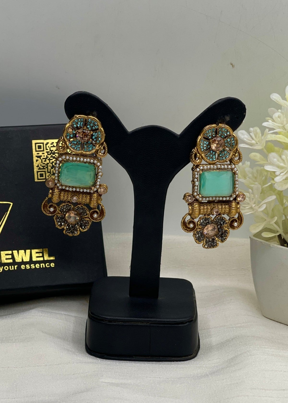 Shop the Shahi Gul Earrings from Zarosh Jewel