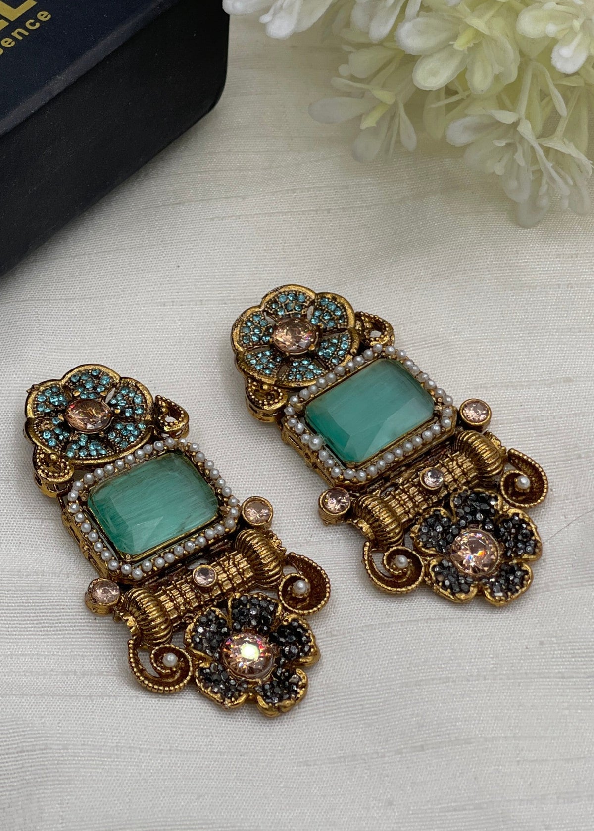 Shop the Shahi Gul Earrings from Zarosh Jewel