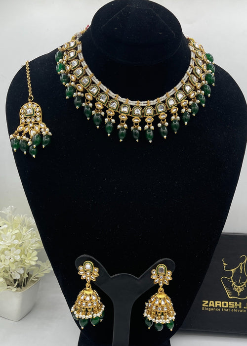 Shop the Shahi Kundan Necklace Set from Zarosh Jewel