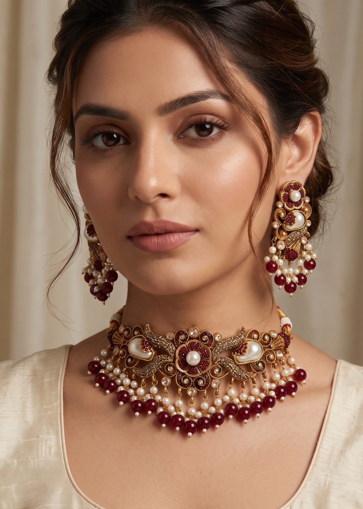 Shaista Choker set by Zarosh Jewel