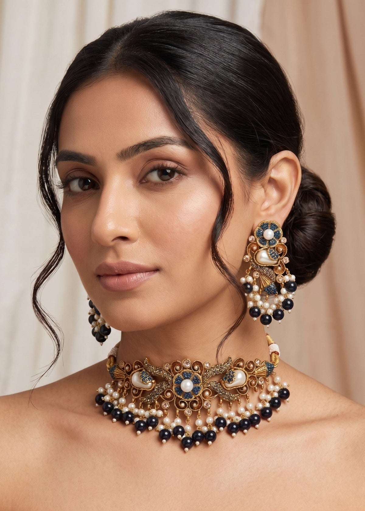 Shop the Shaista Choker set from Zarosh Jewel