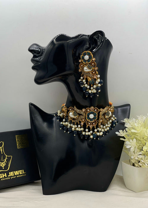 Shop the Shaista Choker set from Zarosh Jewel