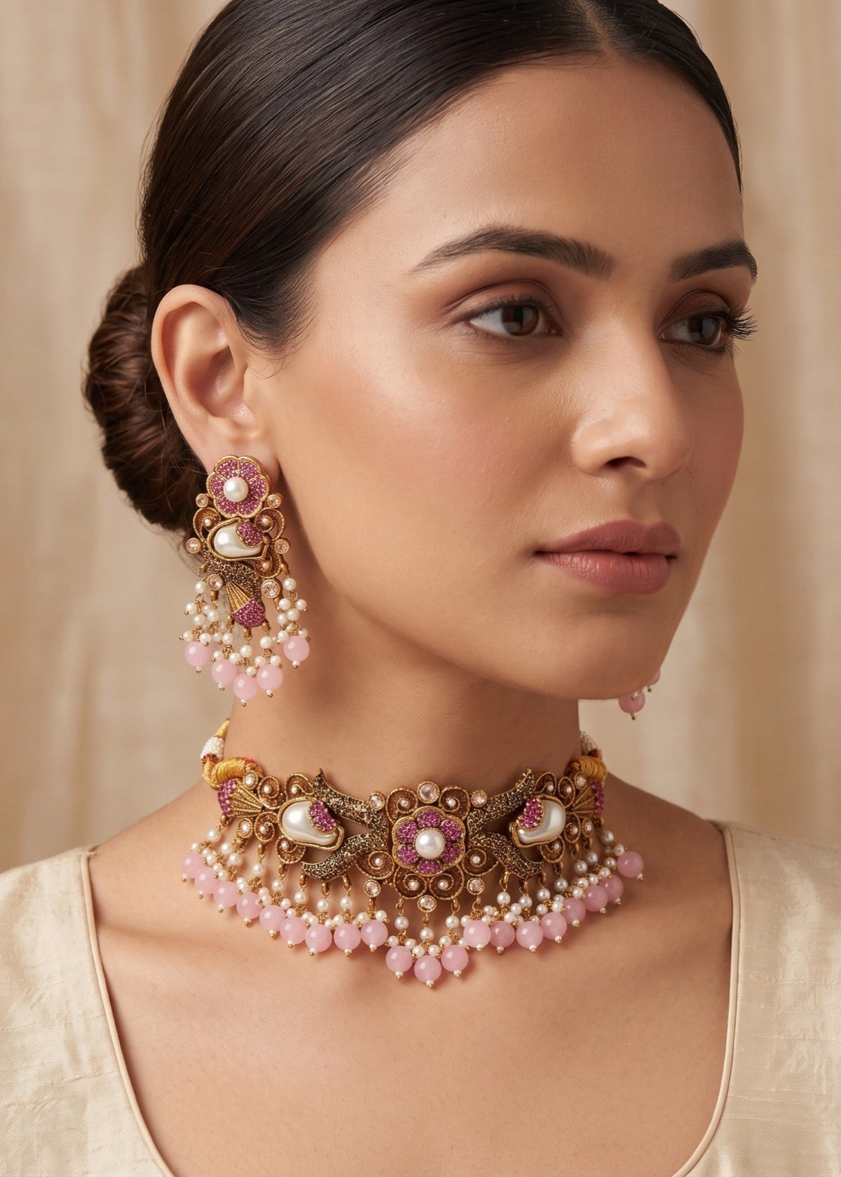 Shop the Shaista Choker set from Zarosh Jewel