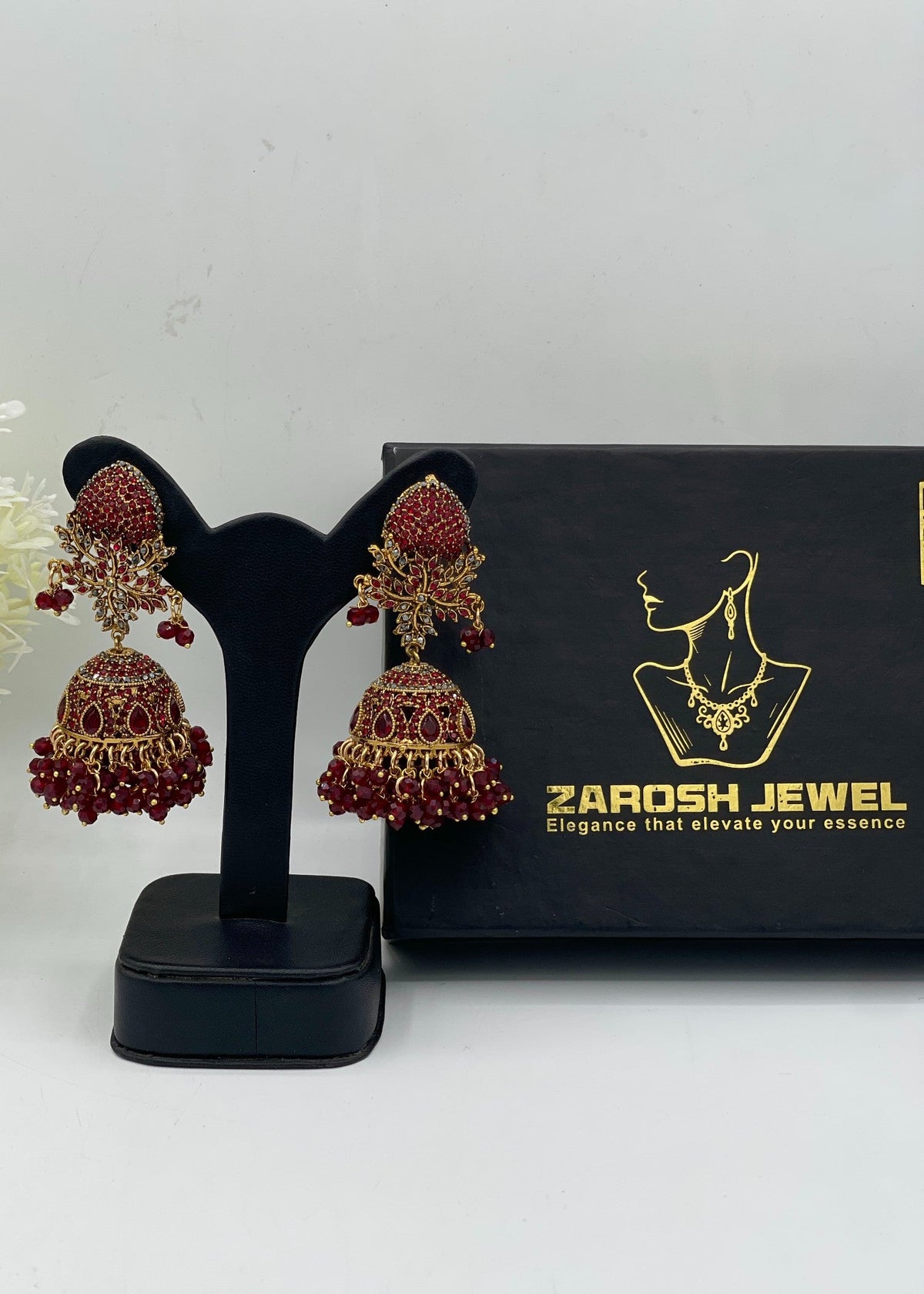 Shop the Shehzadi Jhumkay from Zarosh Jewel