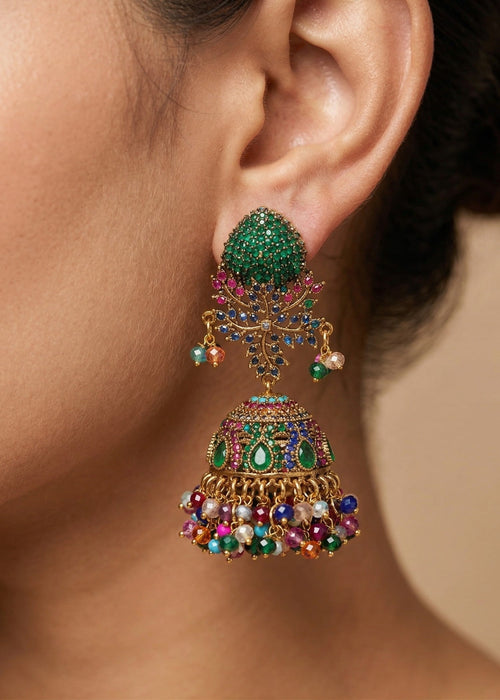 Shop the Shehzadi Jhumkay from Zarosh Jewel