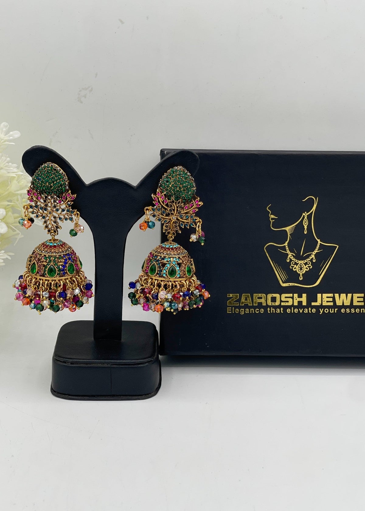 Shop the Shehzadi Jhumkay from Zarosh Jewel
