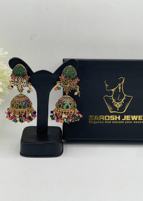 Shop the Shehzadi Jhumkay from Zarosh Jewel