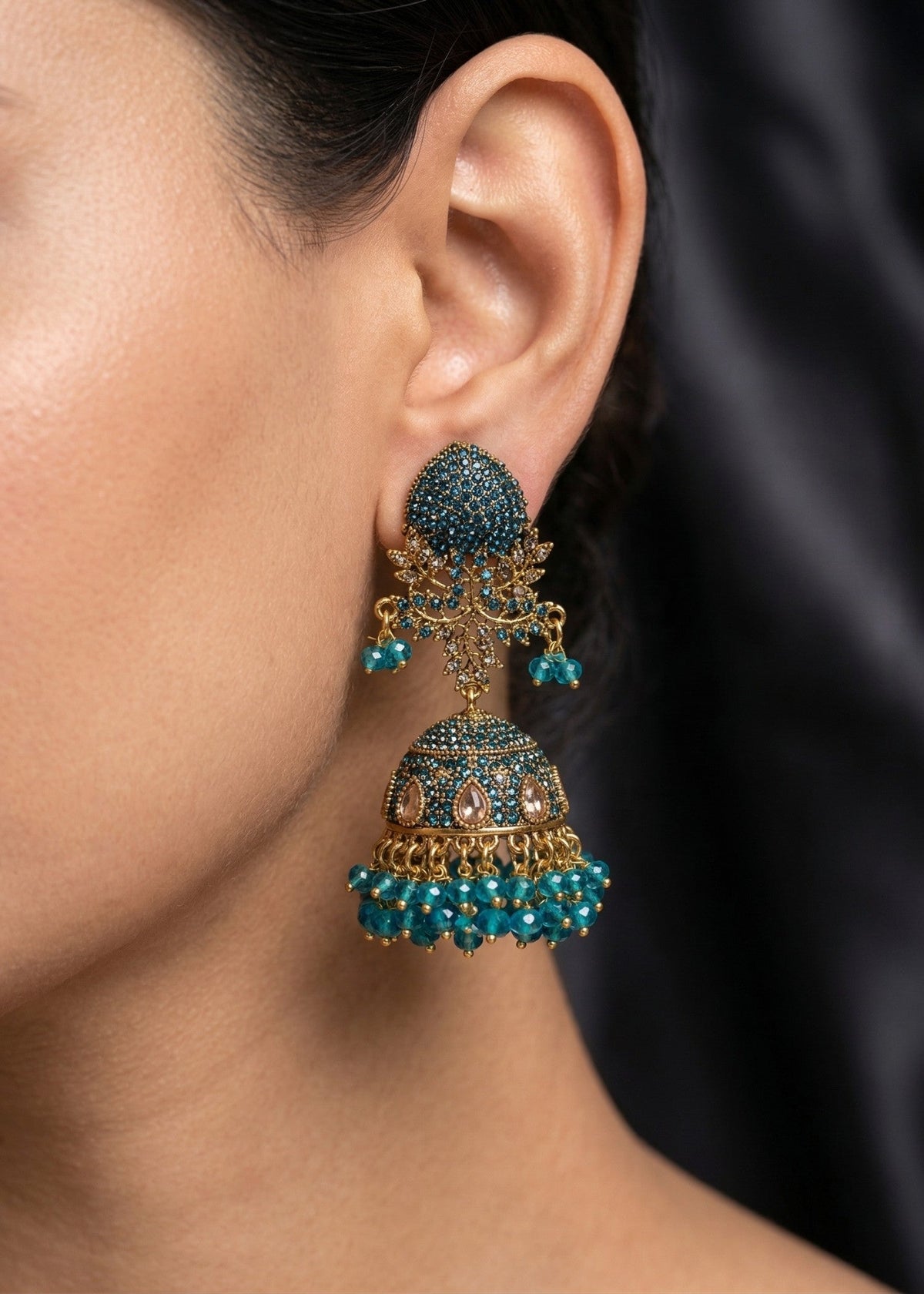 Shop the Shehzadi Jhumkay from Zarosh Jewel