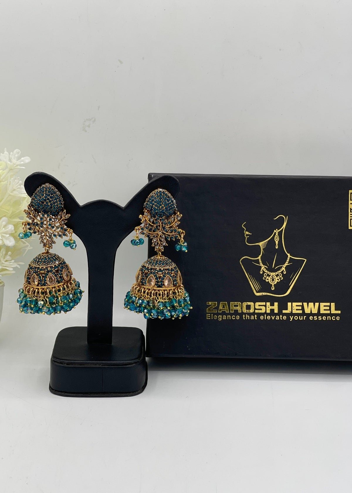 Shop the Shehzadi Jhumkay from Zarosh Jewel