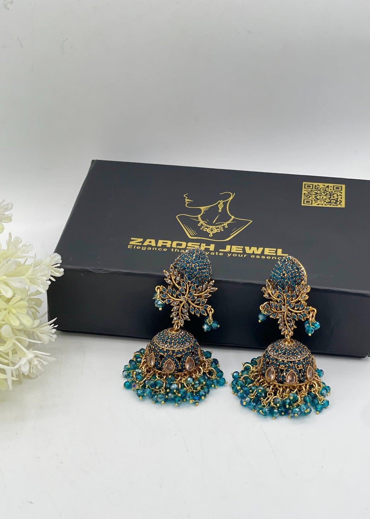 Shop the Shehzadi Jhumkay from Zarosh Jewel