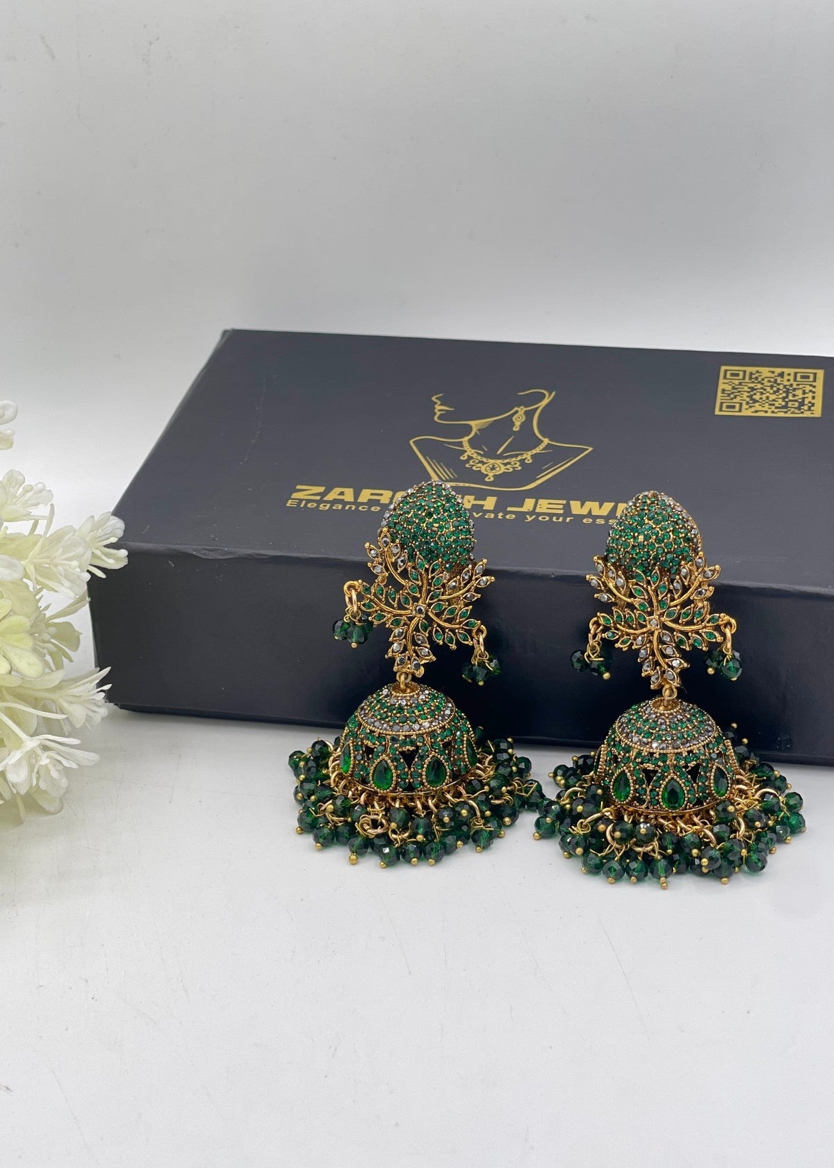 Shop the Shehzadi Jhumkay from Zarosh Jewel