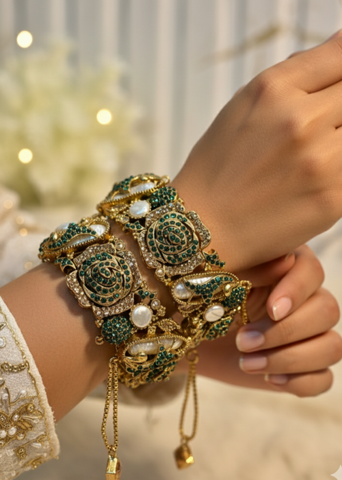 Shop the Shehzadi Openable Bangles from Zarosh Jewel
