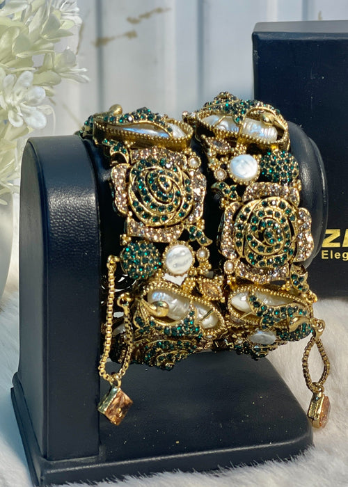 Shop the Shehzadi Openable Bangles from Zarosh Jewel