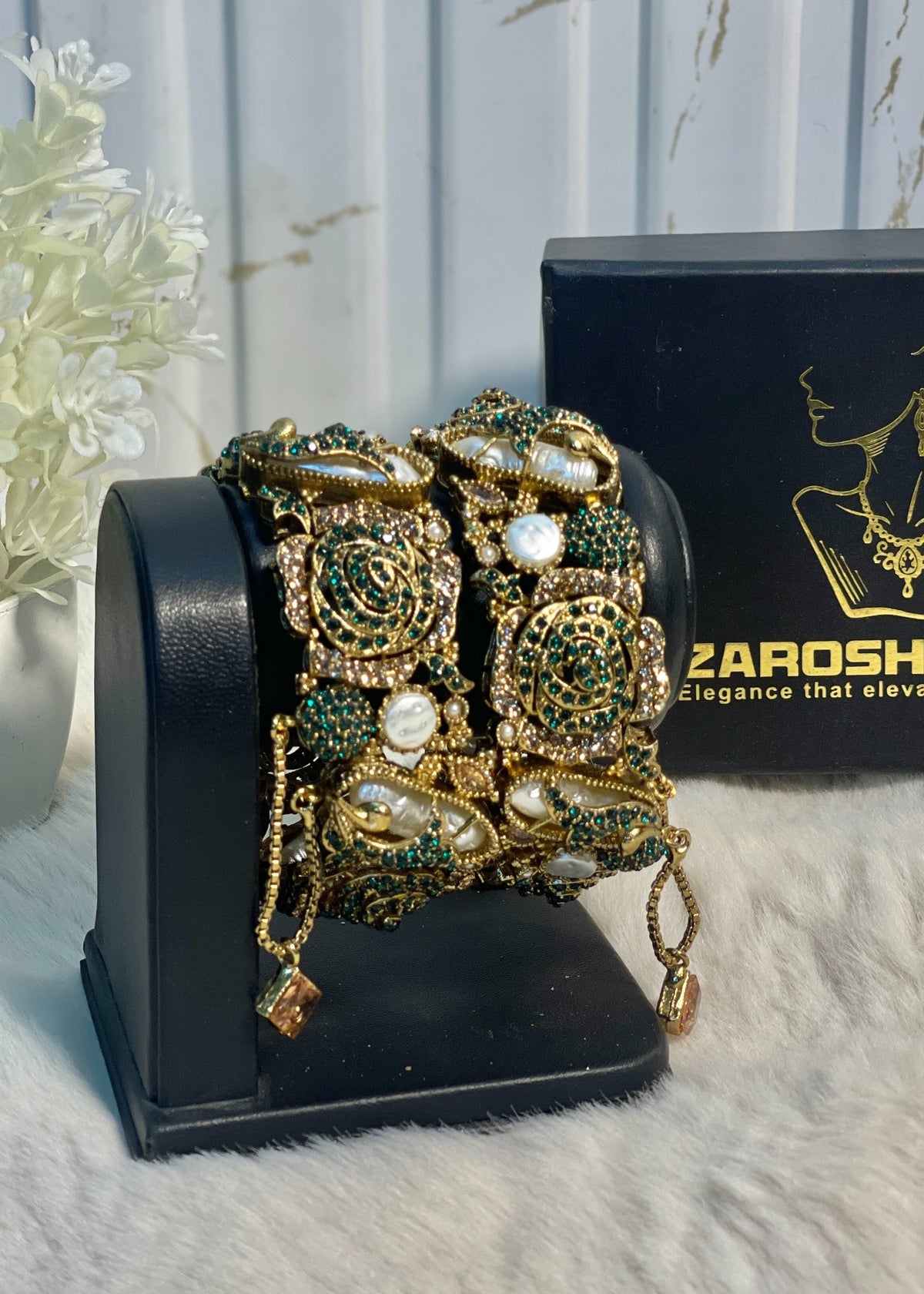 Shop the Shehzadi Openable Bangles from Zarosh Jewel
