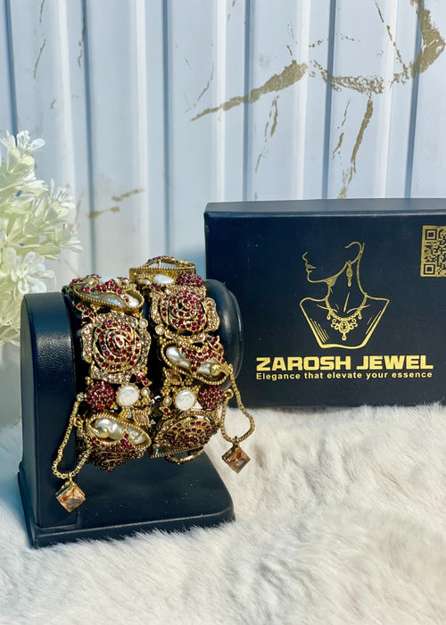 Shop the Shehzadi Openable Bangles from Zarosh Jewel