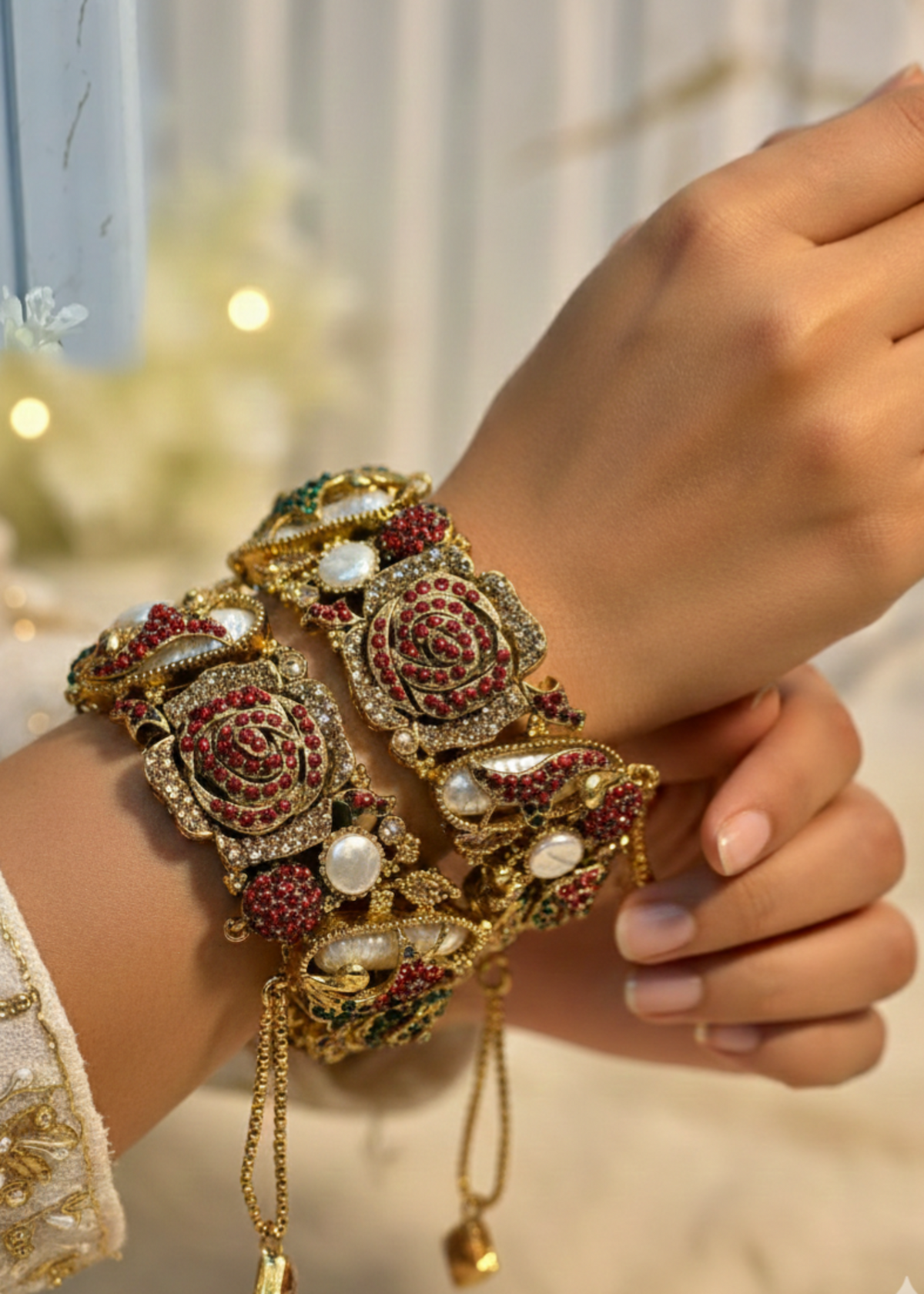 Shop the Shehzadi Openable Bangles from Zarosh Jewel