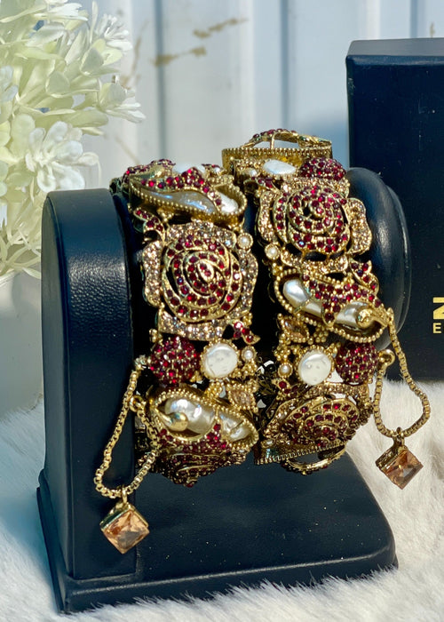 Shop the Shehzadi Openable Bangles from Zarosh Jewel