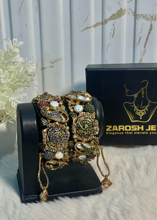 Shop the Shehzadi Openable Bangles from Zarosh Jewel