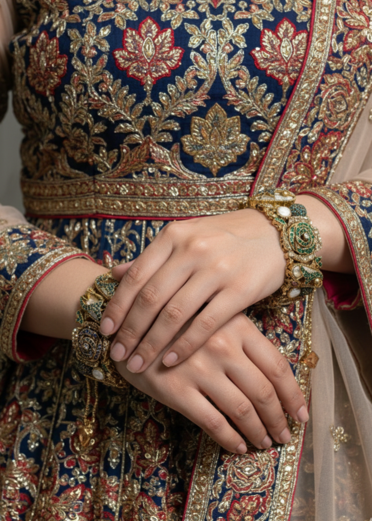 Shop the Shehzadi Openable Bangles from Zarosh Jewel
