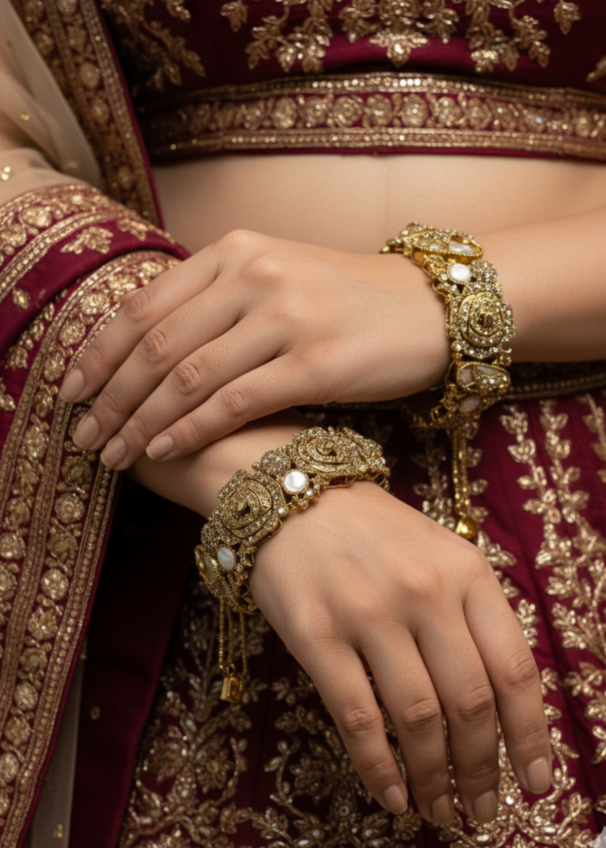 Shop the Shehzadi Openable Bangles from Zarosh Jewel