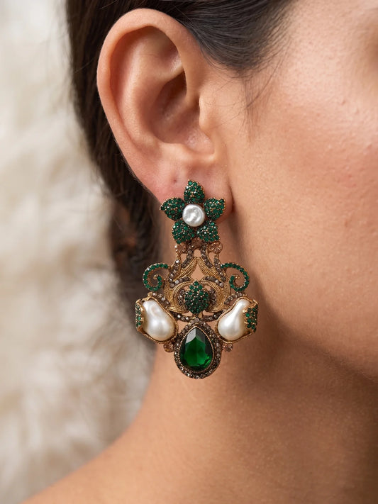 Shehzadi Rose Chandbali | ZAROSH JEWEL