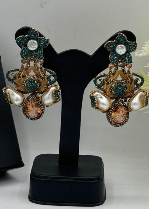 Shop the Shehzadi Rose Chandbali from Zarosh Jewel