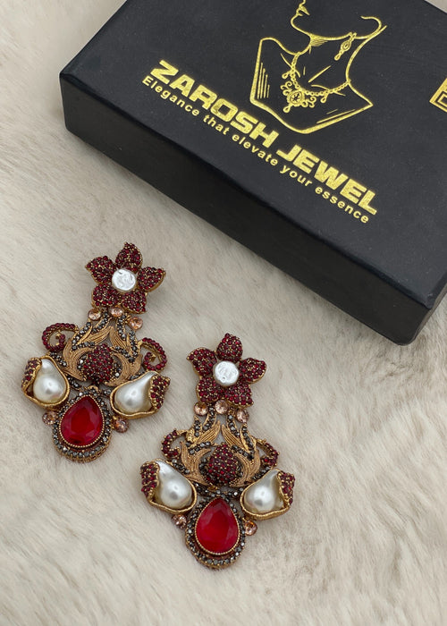 Shop the Shehzadi Rose Chandbali from Zarosh Jewel