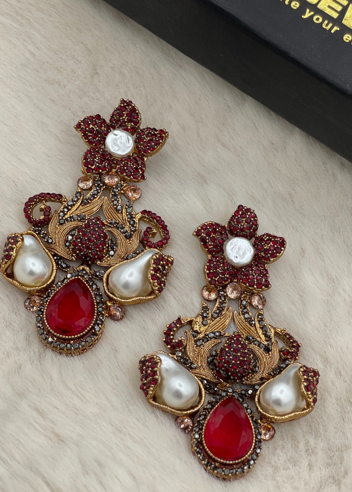 Shop the Shehzadi Rose Chandbali from Zarosh Jewel