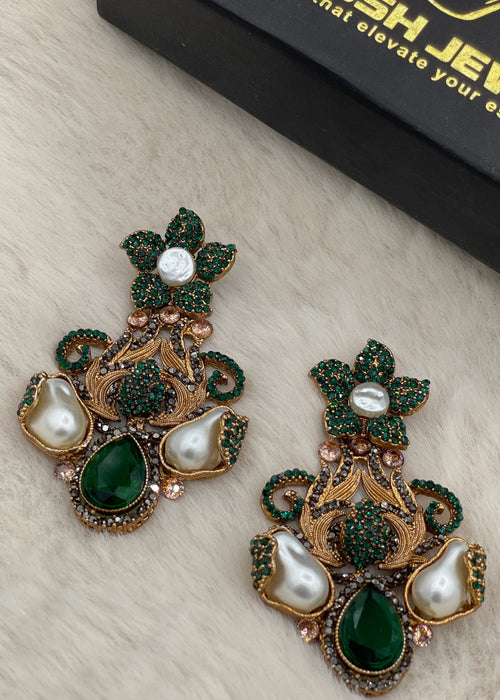 Shop the Shehzadi Rose Chandbali from Zarosh Jewel