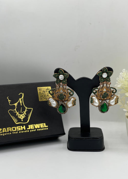 Shop the Shehzadi Rose Chandbali from Zarosh Jewel