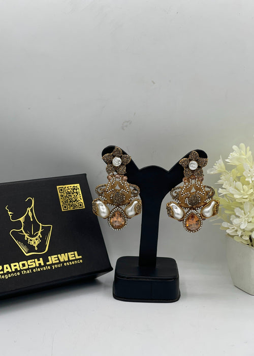 Shop the Shehzadi Rose Chandbali from Zarosh Jewel