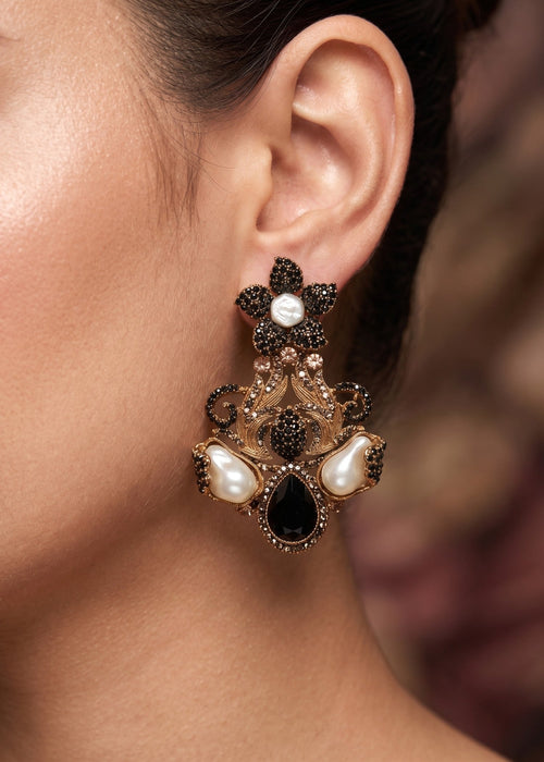 Shop the Shehzadi Rose Chandbali from Zarosh Jewel