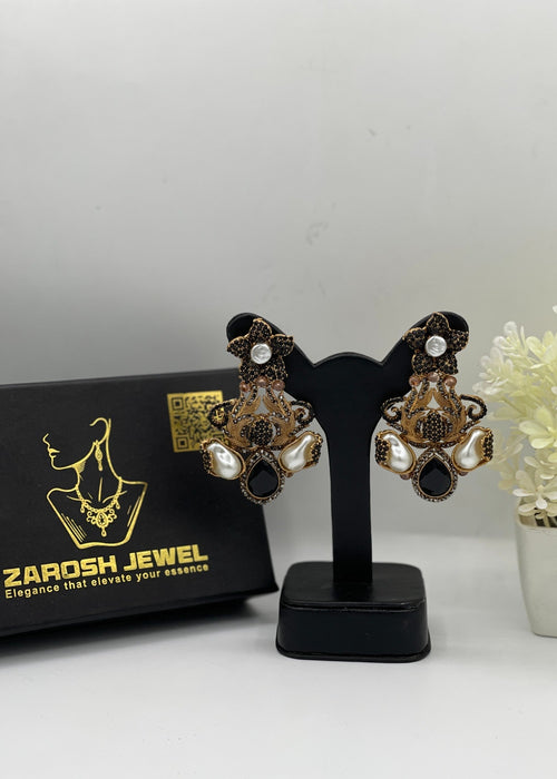 Shop the Shehzadi Rose Chandbali from Zarosh Jewel