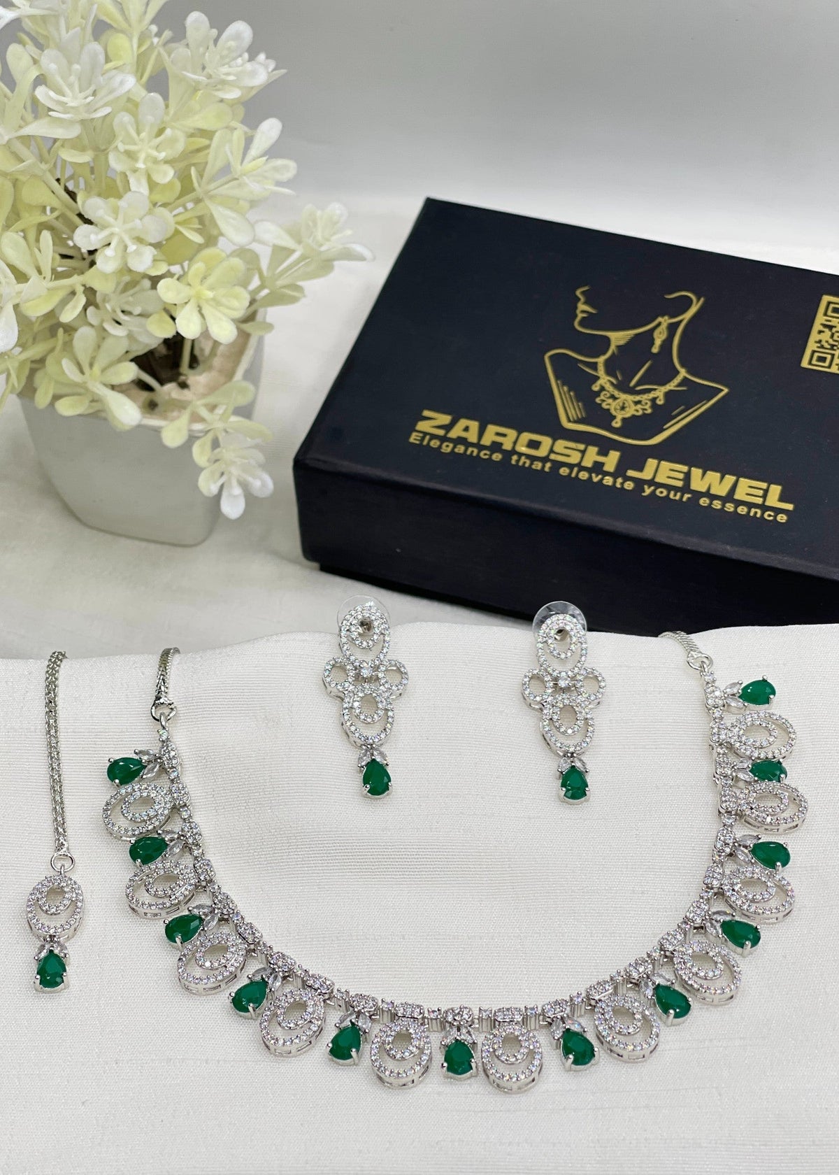 Shop the Shibba Necklace Set from Zarosh Jewel