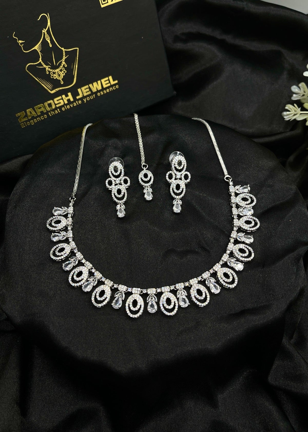 Shibba Necklace Set by Zarosh Jewel