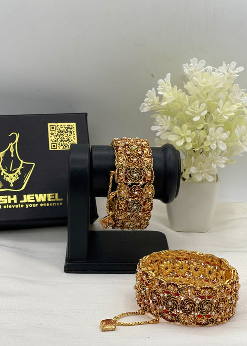 Shop the Shifa Antique Karas from Zarosh Jewel