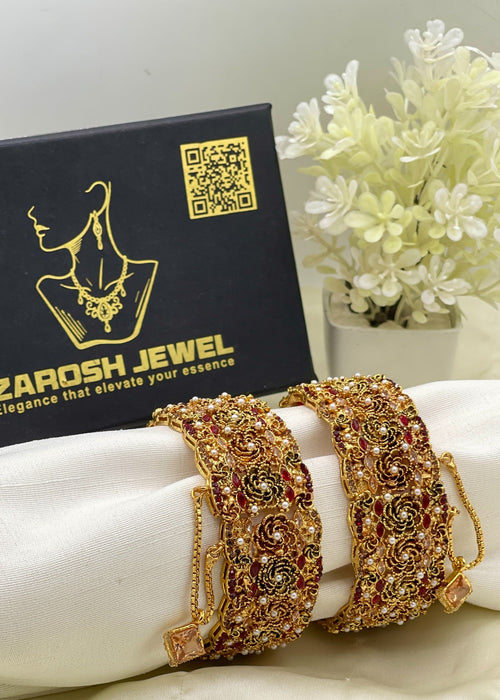 Shop the Shifa Antique Karas from Zarosh Jewel